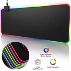 MOUSE PAD LED USB RGB GRANDE ANTIDERRAPANTE