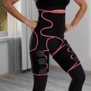 Cinta Modeladora 3 em 1 Abdominal Coxas Bumbum Quadril