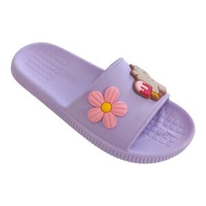 Chinelo Slide Capivara Sorvetinho Flor Infantil Colorido
