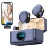 Microfone Lapela Sem Fio Duplo para Android e iOS - Qualidade Profissional