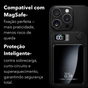 Power Bank Magnético MagSafe 10.000mAh 22.5W Turbo FY-Y220