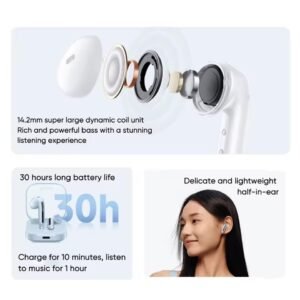 Fone de Ouvido Bluetooth Xiaomi Redmi Buds 6 Active - Leve e Confortável