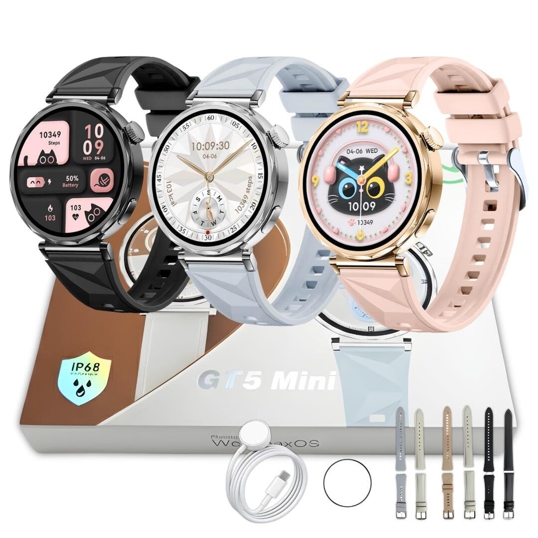 Smartwatch Microwear GT5 Mini AMOLED 41mm - Lançamento Série 11