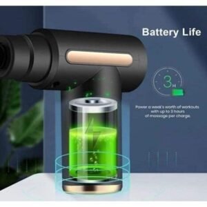 Massageador Elétrico Profissional Muscular Mini - 6 Níveis de Velocidade