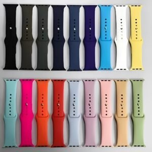 Pulseira de Silicone para Smartwatch - 42mm a 49mm, Alta Durabilidade e Conforto