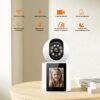 Câmera Wi-Fi 4MP com Tela Integrada e Vídeo Chamada para Monitoramento Familiar