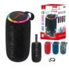 Caixa de Som Bluetooth KA-8883 Impermeável com LED - 14W RMS