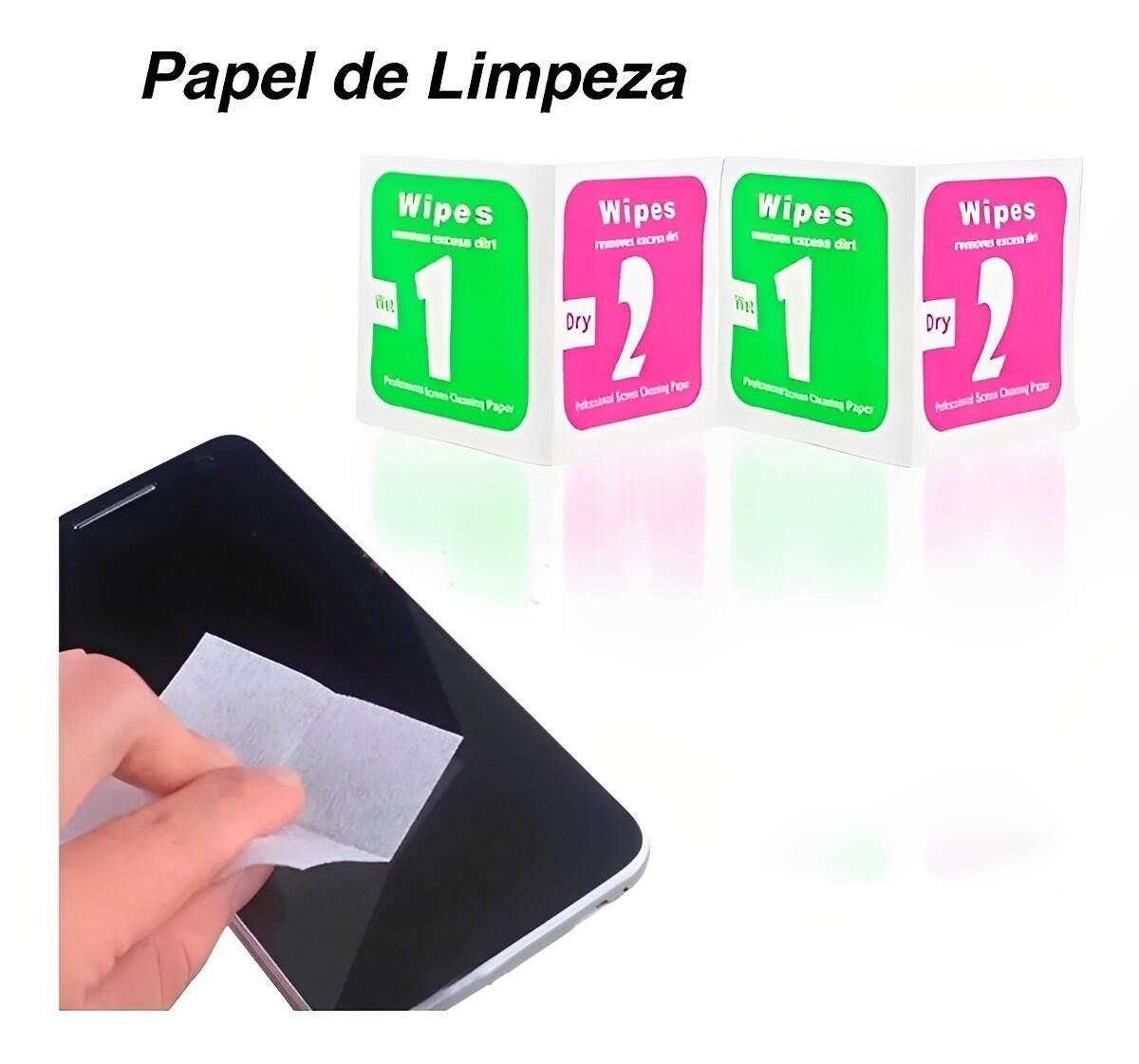 Kit de Limpeza com Flanela Seca e Úmida com Álcool - Eficaz e Prático