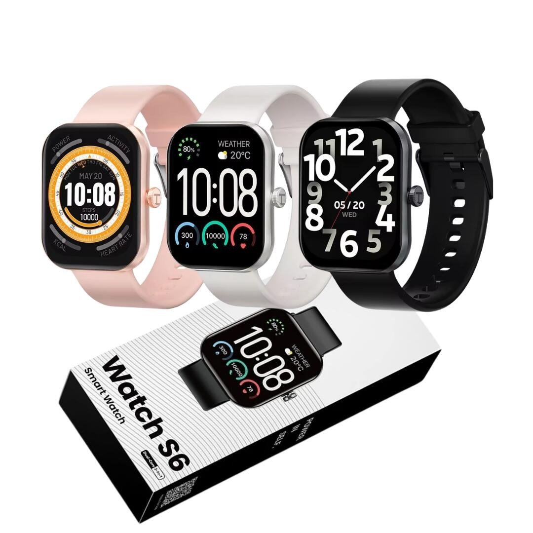 Smartwatch Haylou Watch S6 com Chamadas Bluetooth e Monitoramento de Saúde