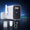 Câmera IP WiFi HD Externa 1080p com Visão Noturna e AI