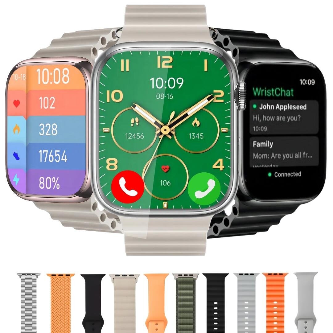 Smartwatch K99 Pro 46mm Série 10 com 10 Pulseiras - Conectividade e Estilo