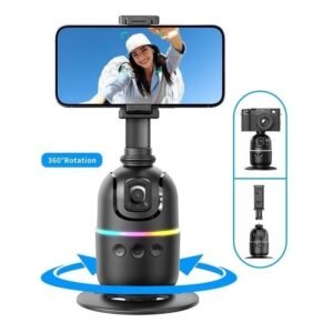 Gimbal Estabilizador de Smartphone 360° com Rastreamento Facial Inteligente