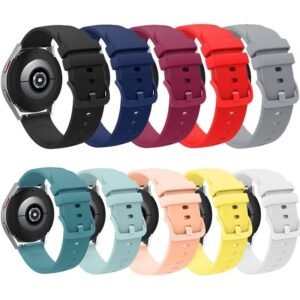 Pulseira de Silicone 22mm com Fivela - Conforto e Estilo
