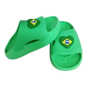 Chinelo Nuvem Brasil Coração Infantil Jogos